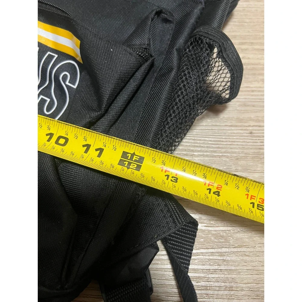 Boston Bruins NHL Black Backpack School Bag Travel Laptop Bag‎ Hockey